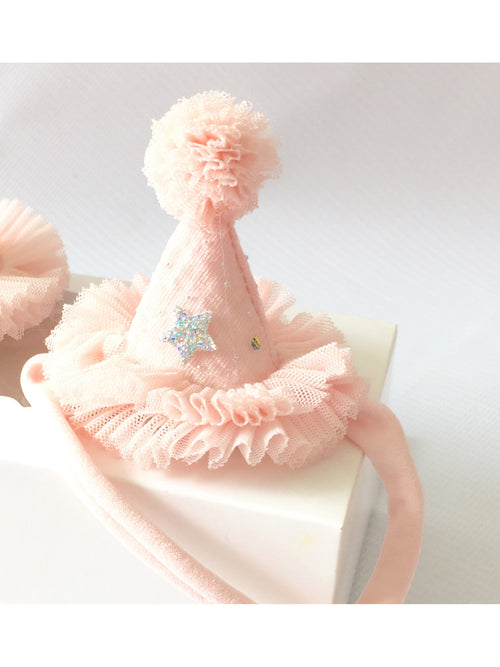 Petite Birthday Hat in Baby Pink