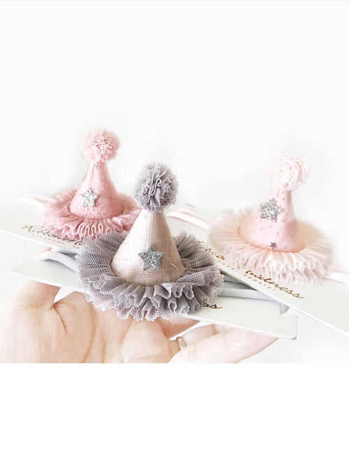 Petite Birthday Hat in Baby Pink