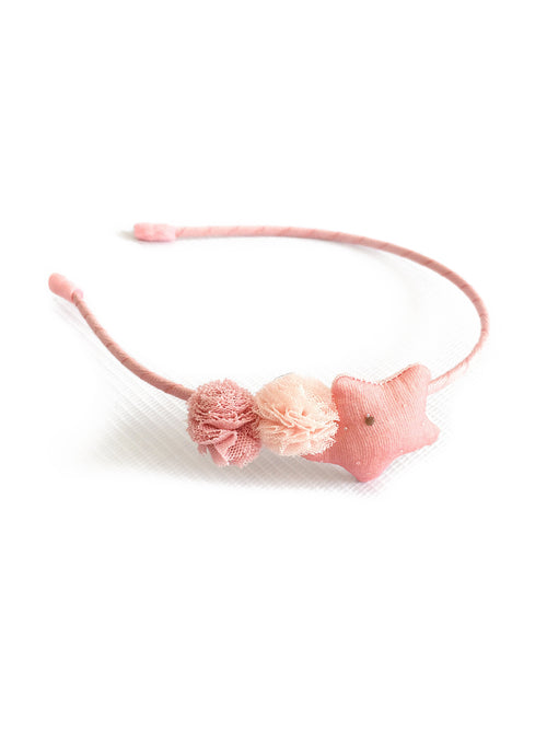 Twinkle Star Hairband in Soft Pink