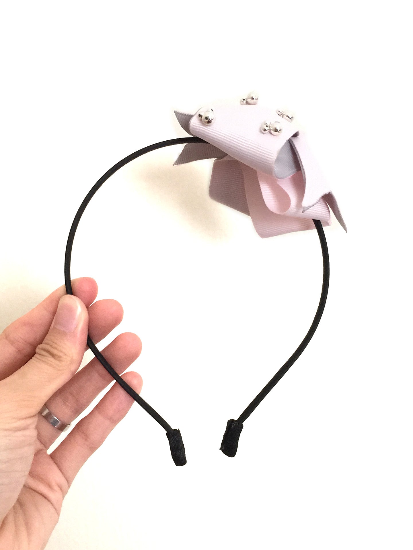 Baby Pink Grey Bando