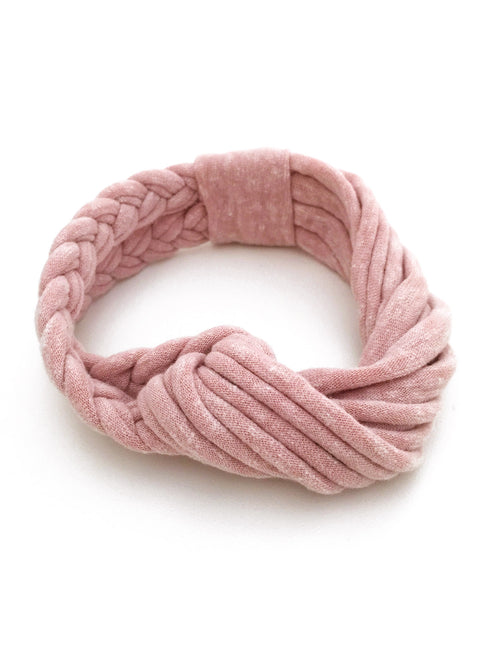 Crossknot Headband in Soft Pink