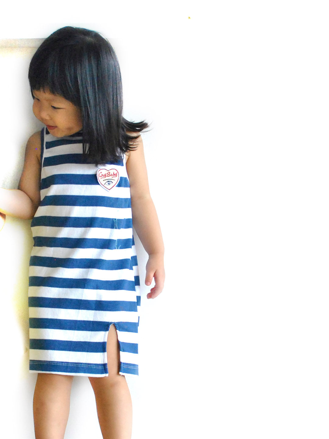 Sleeveless Patch Dress