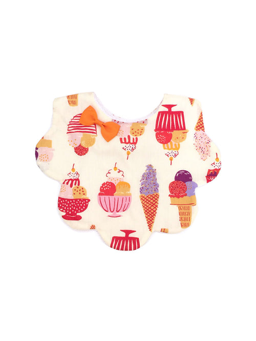 Ice-Cream Flower Bib