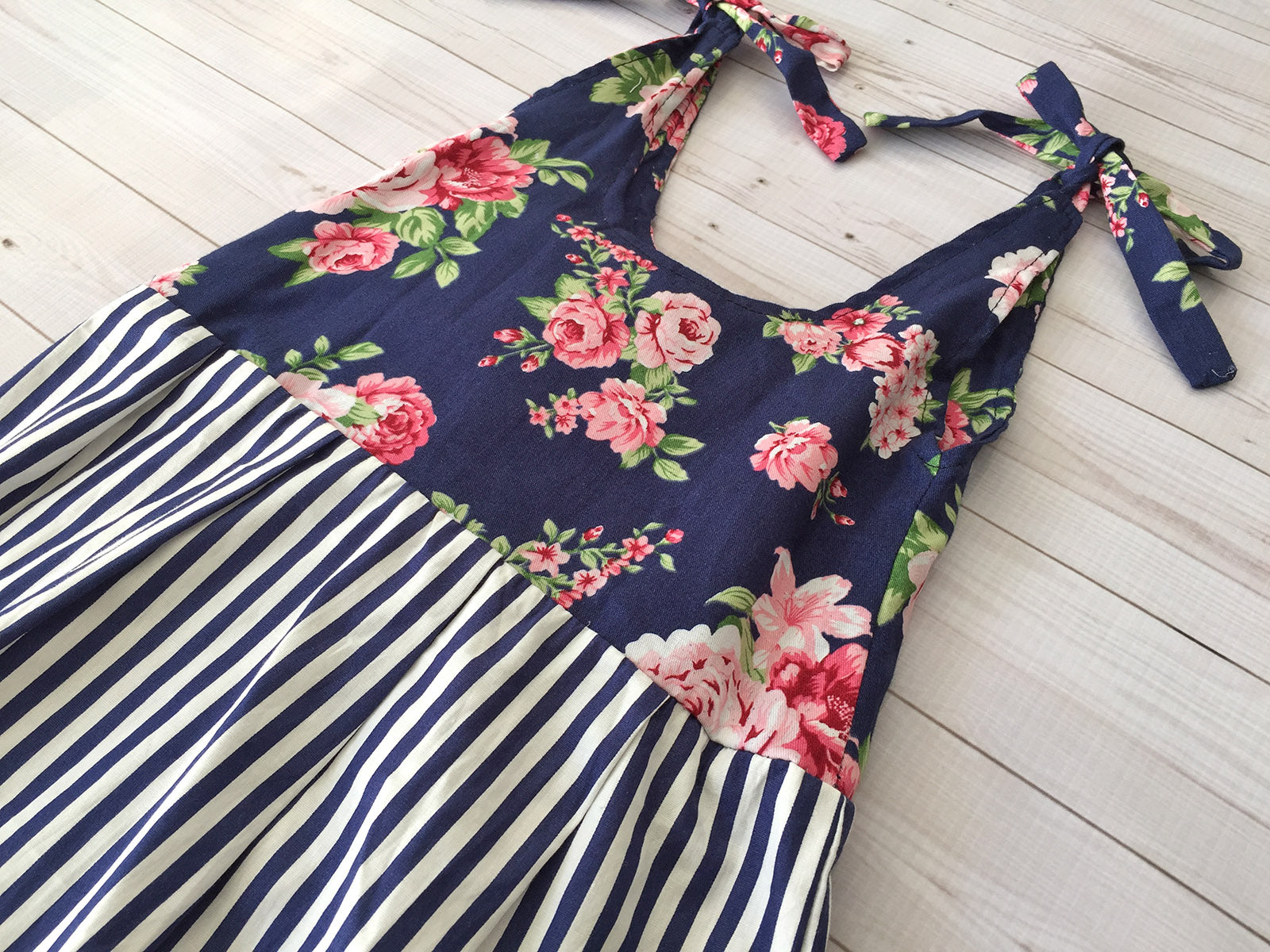 Midnight Blue Floral Jumpsuit