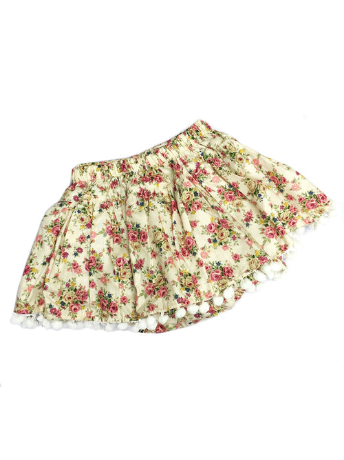 Vintage Pom Pom Skirt