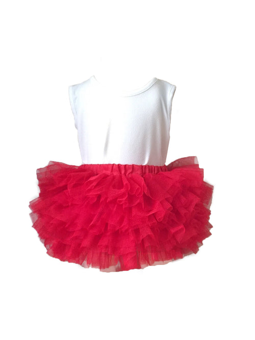 Swan Tutu Skirt in Red