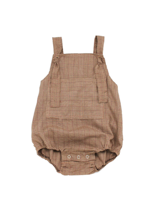 Little Jerry Rompers in Brown