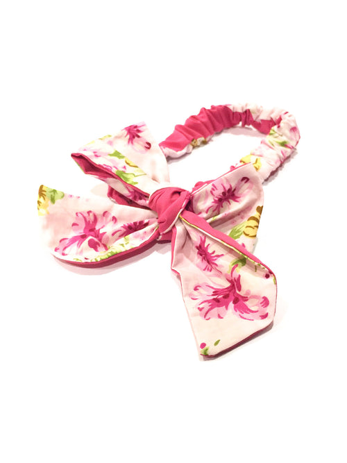 Floral Reversible Headband Garden Blossoms