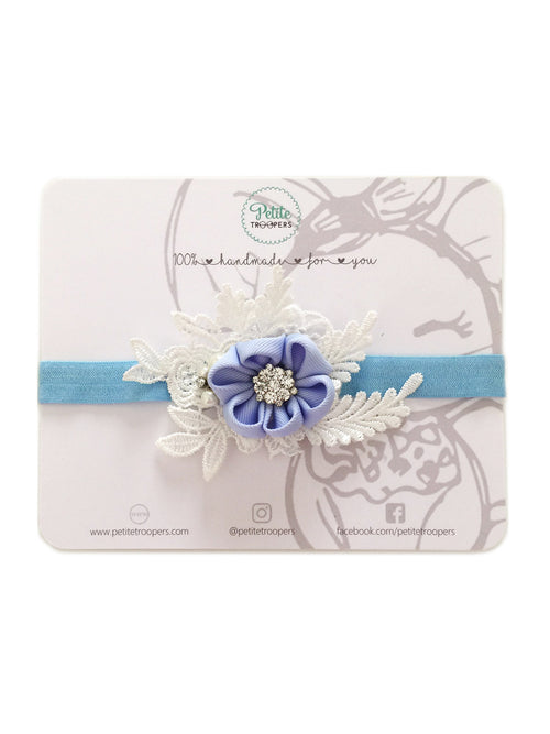 Blue Kanzashi Headband