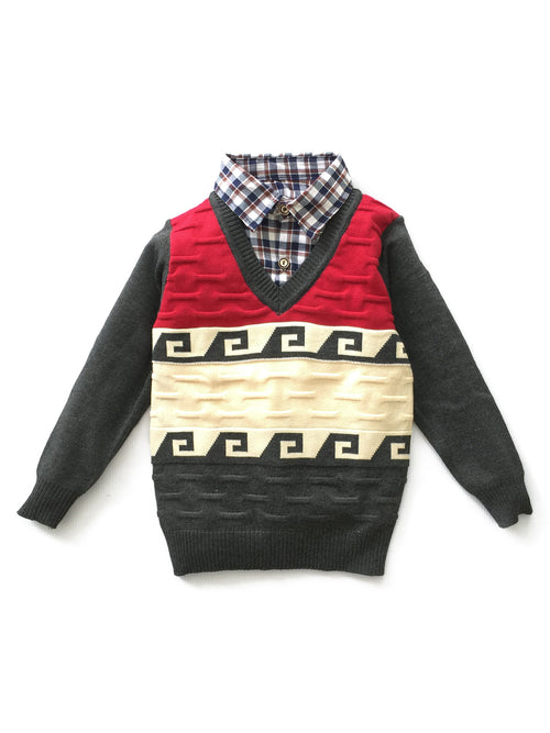 Preppy Boys Sweater - Wilfred