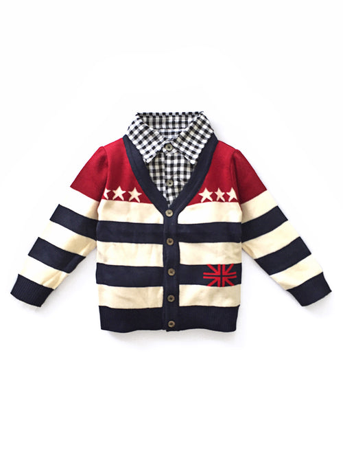 Preppy Boys Sweater - Leo