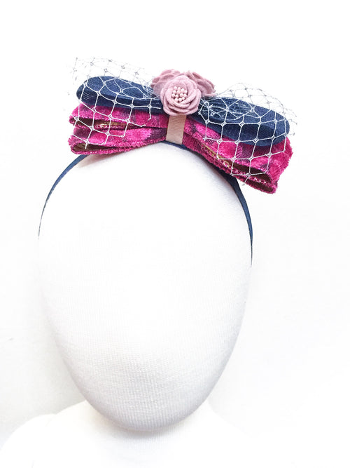 Suede Bow Headband